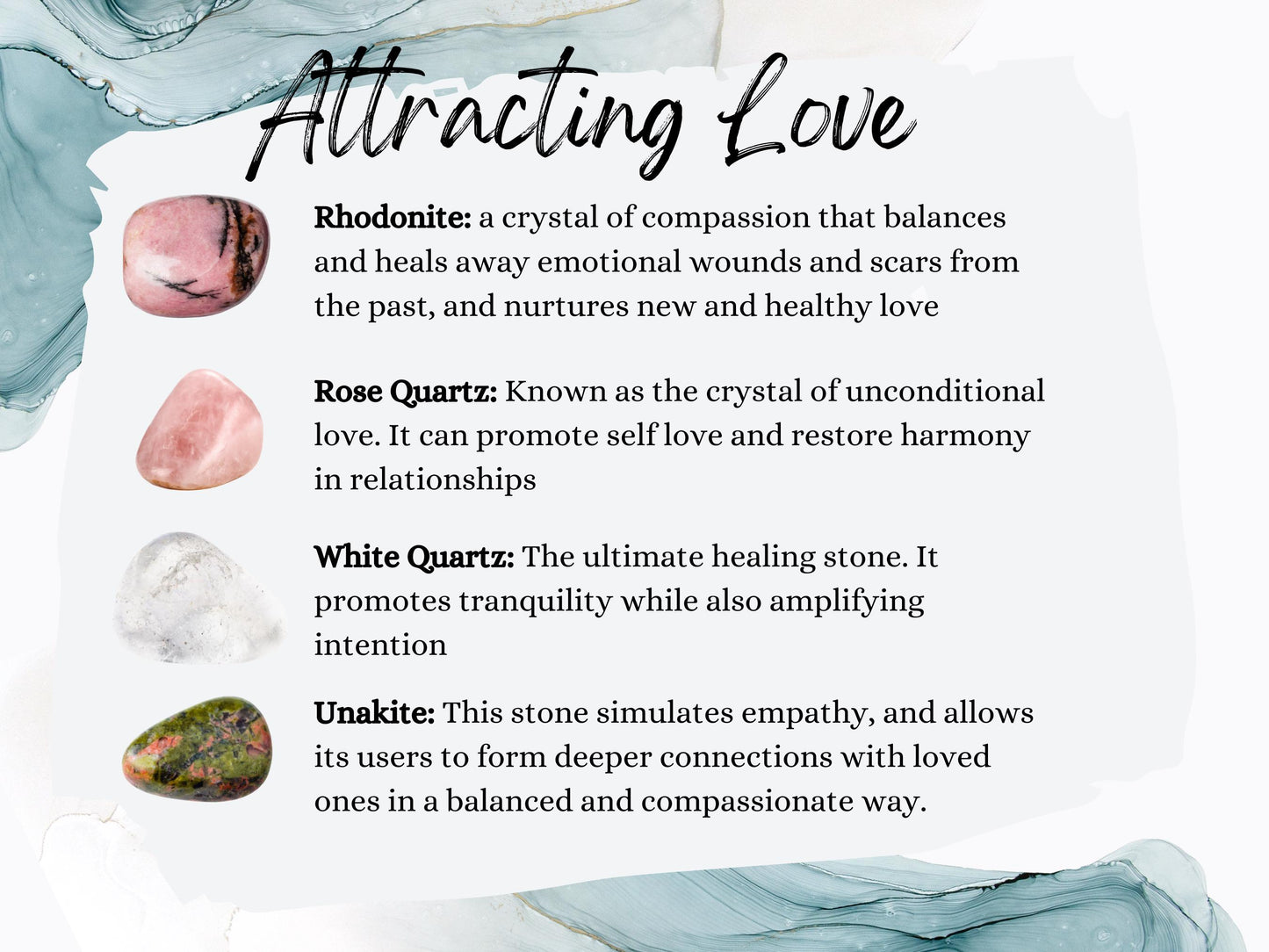 Love Manifesting Gift Set: Crystal Necklace and Spell Jar