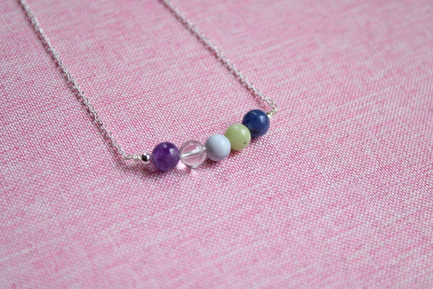 Handmade Manifestation Crystal Necklace