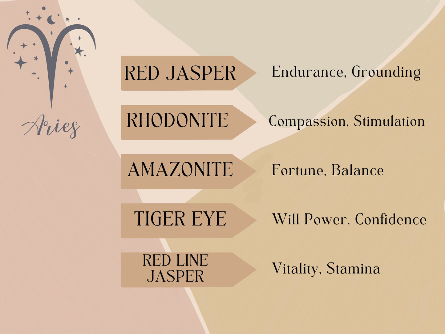 Aries Crystal Bead Necklace