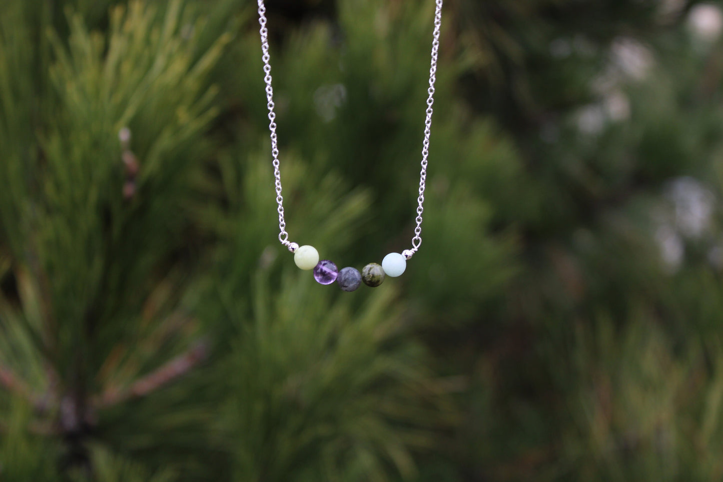 Aquarius Crystal Bead Necklace