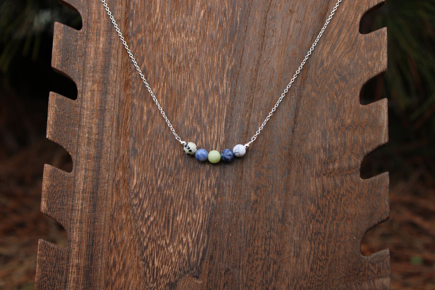 Gemini Crystal Bead Necklace