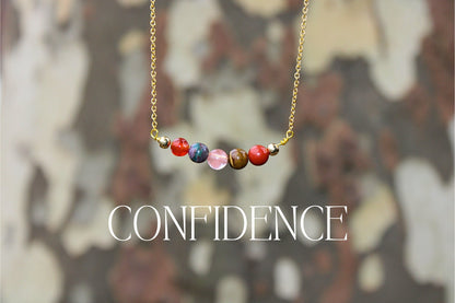 Handmade Confidence Crystal Necklace