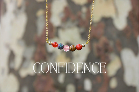 Handmade Confidence Crystal Necklace