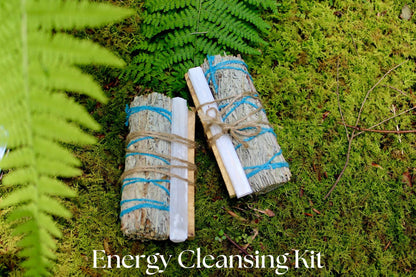 Cleansing Bundle: Blue Sage, Palo Santo Sticks & Selenite