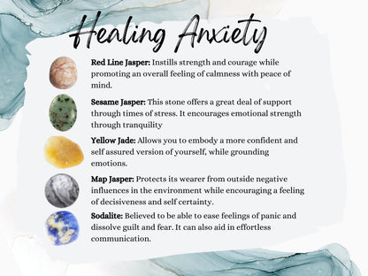 Handmade Anxiety Relief Crystal Necklace