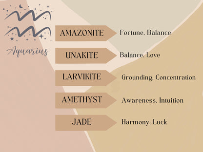 Aquarius Crystal Bead Necklace