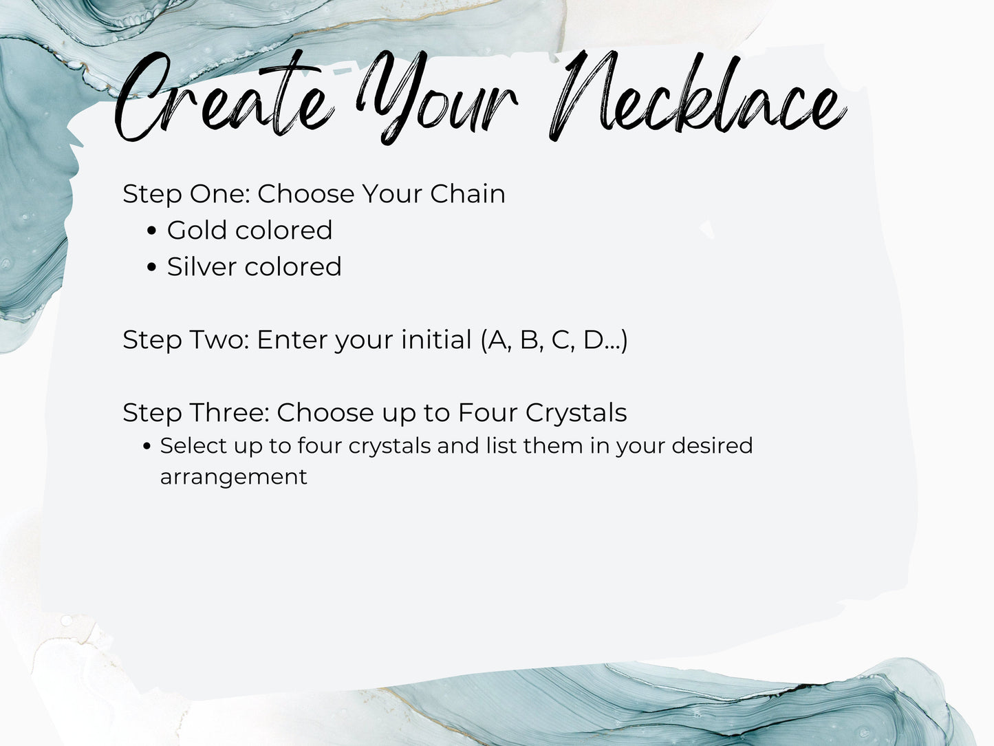 Custom Initial Crystal Necklace: Personalized Letter, Dainty Chain