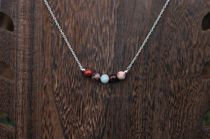 Aries Crystal Bead Necklace