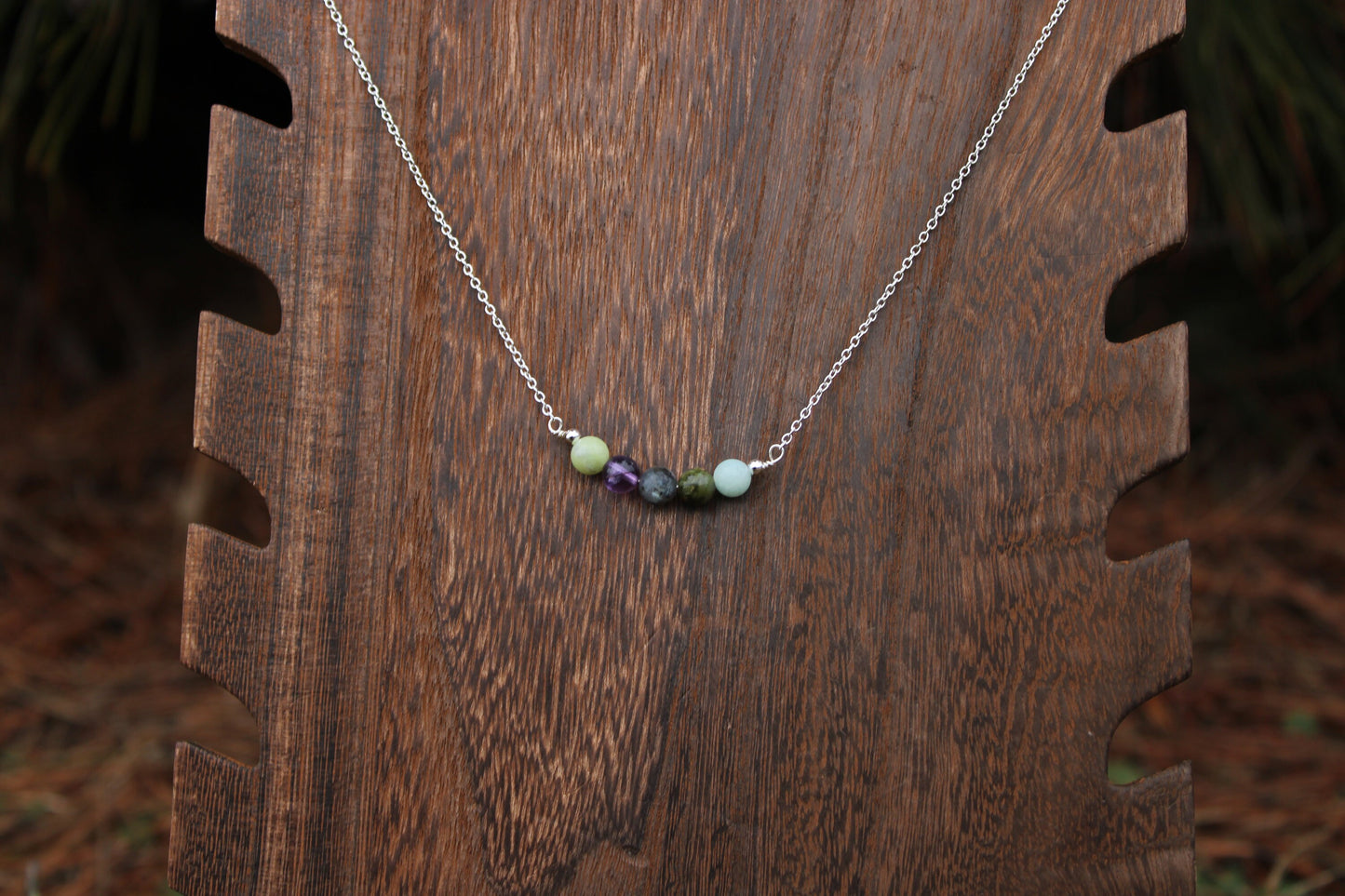 Aquarius Crystal Bead Necklace