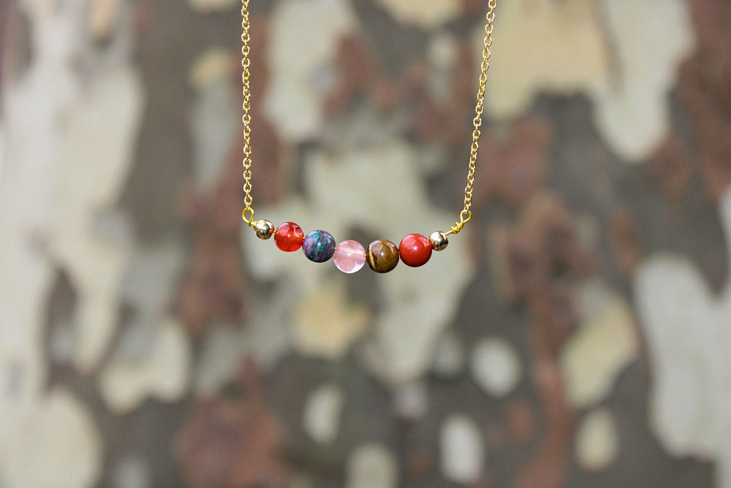 Handmade Confidence Crystal Necklace