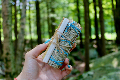 Cleansing Bundle: White Sage, Palo Santo Sticks, Selenite