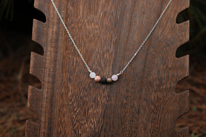 Cancer Zodiac Crystal Bead Necklace