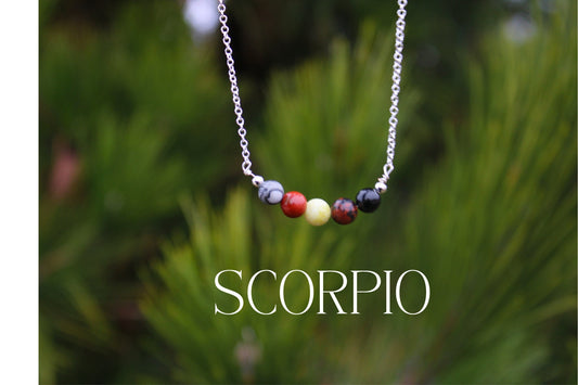 Scorpio Crystal Bead Necklace