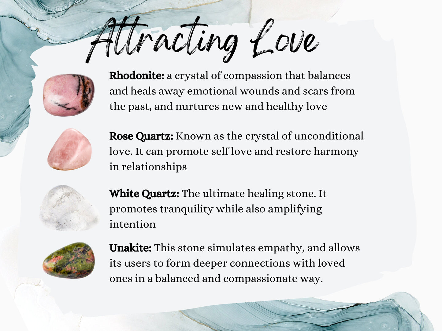 Handmade Love Crystal Necklace