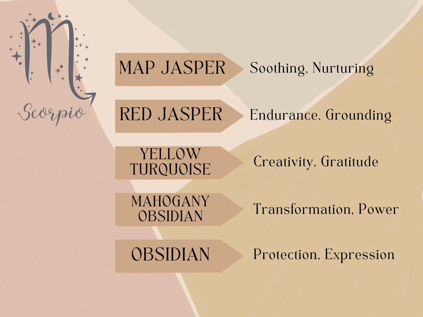 Scorpio Crystal Bead Necklace