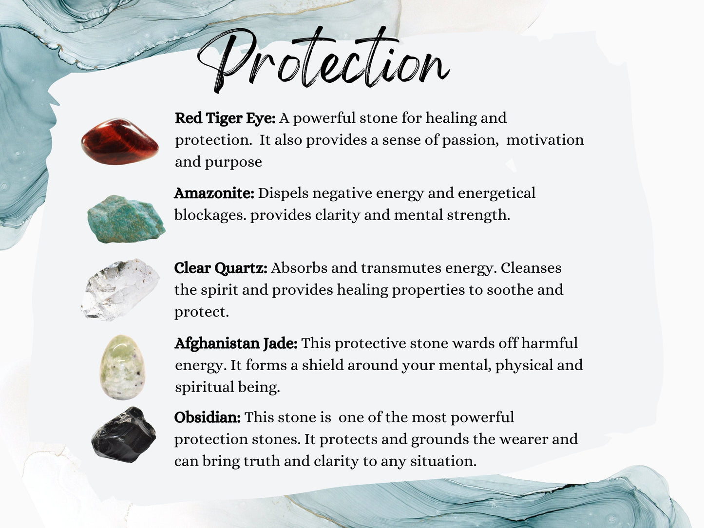 Protection Crystal Bead Necklace