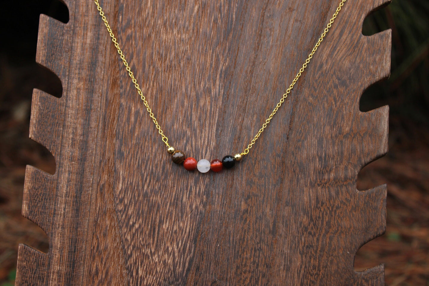 Leo Crystal Bead Necklace