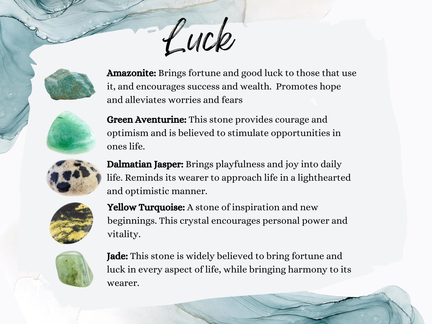 Luck Gift Set: Crystal Necklace and Spell Jar