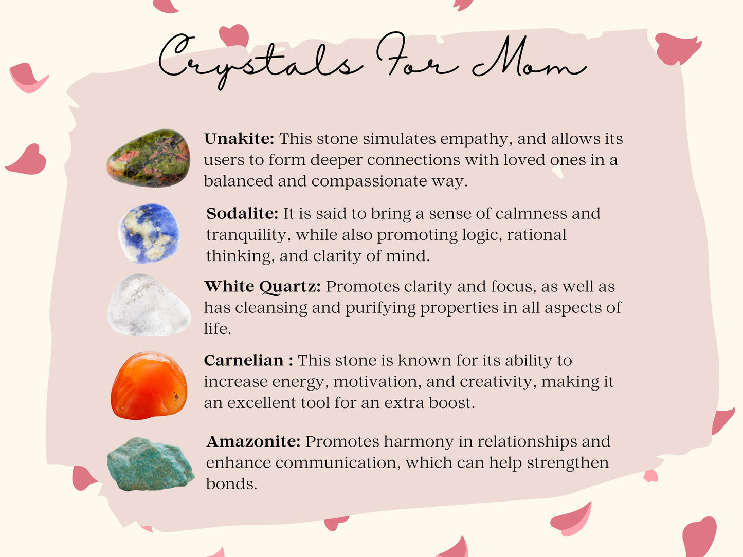 Handmade Motherhood Crystal Necklace