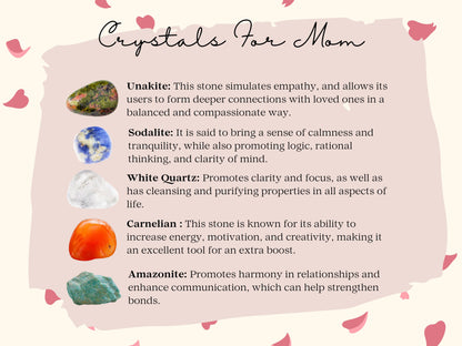 Handmade Motherhood Crystal Necklace