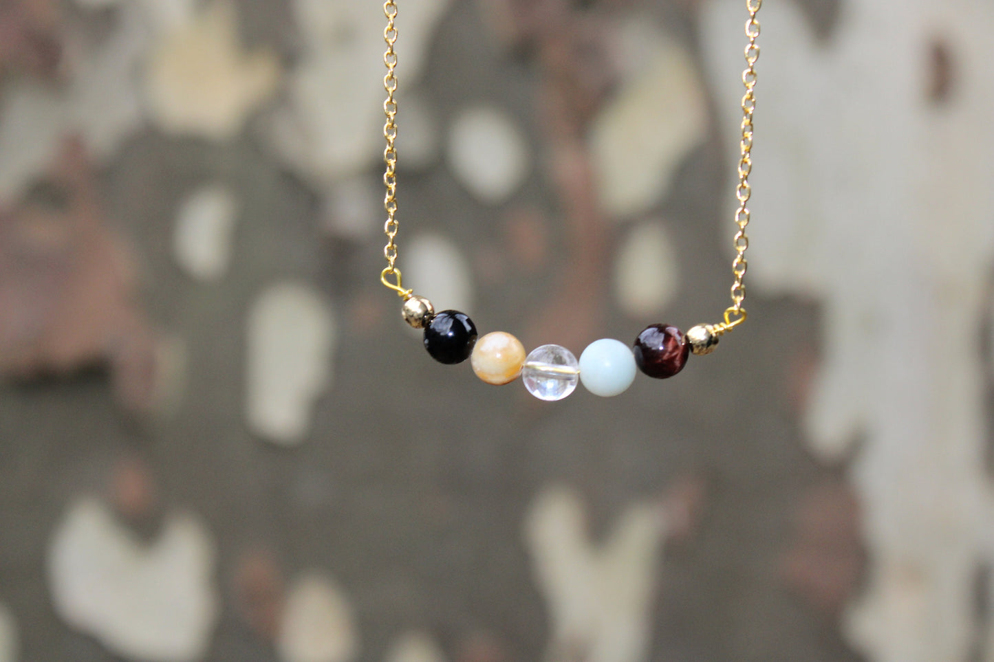 Protection Crystal Bead Necklace