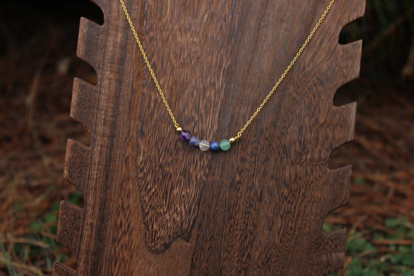 Pisces Crystal Bead Necklace