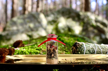 Personal Power Gift Set: Crystal Necklace and Spell Jar