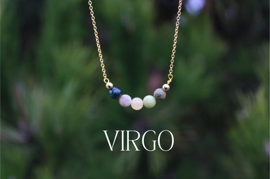 Virgo Crystal Bead Necklace
