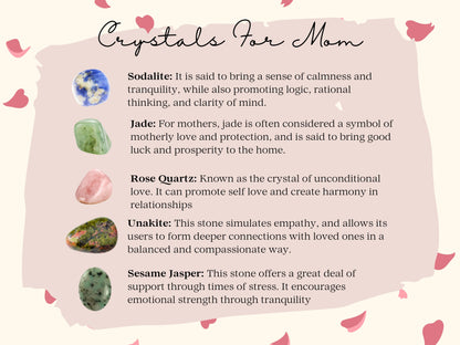 Mother's Healing Crystal Bead Necklace