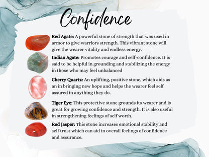 Handmade Confidence Crystal Necklace