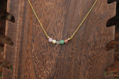 Libra Crystal Bead Necklace