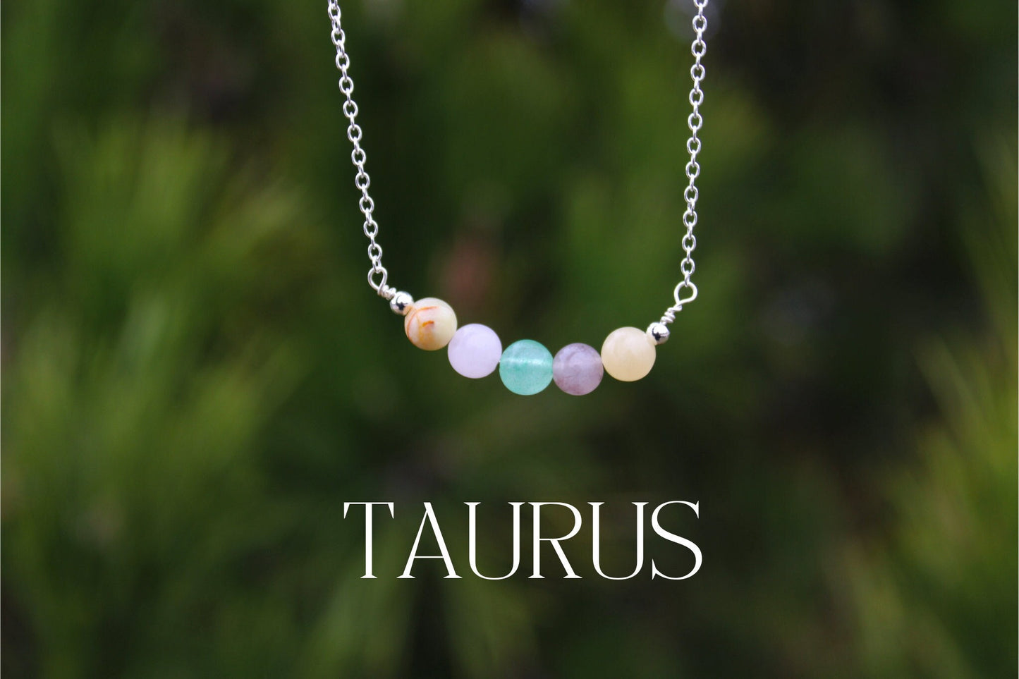 Taurus Crystal Bead Necklace