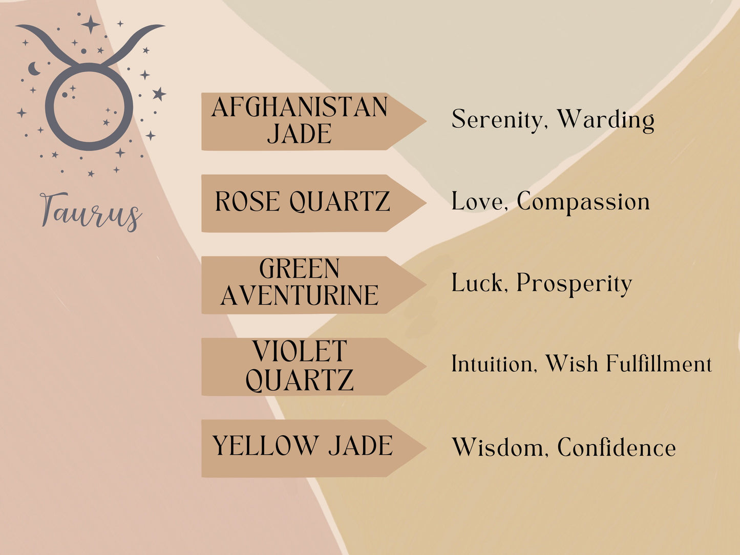 Taurus Crystal Bead Necklace